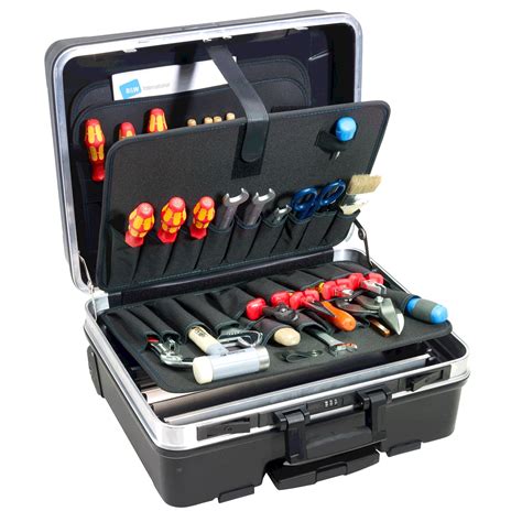 stainless steel briefcase tool box|rolling hard case tool box.